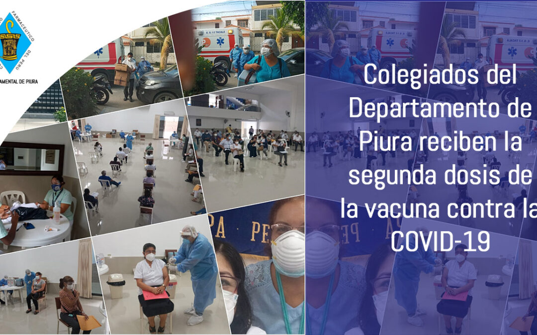 Colegiados reciben segunda dosis de Vacuna contra COVID-19