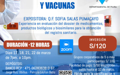 Curso Virtual: Autorización de Biológicos y vacunas