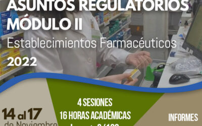 Curso Asuntos Regulatorios Módulo II Establecimientos farmacéuticos
