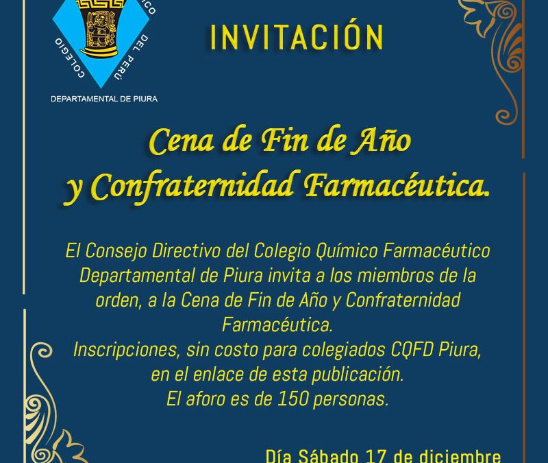 Cena de Fin de Año y Confraternidad Farmacéutica