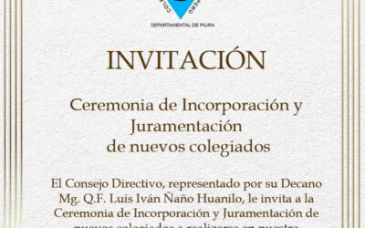 Ceremonia de Colegiatura – Octubre