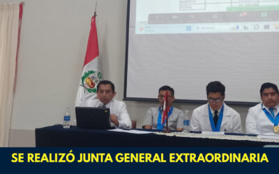 Se realizó Junta General Extraordinaria del Colegio Químico Farmacéutico Departamental de Piura