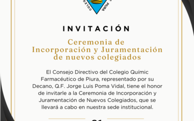 Ceremonia de Incorporación y Juramentación de Nuevos Colegiados
